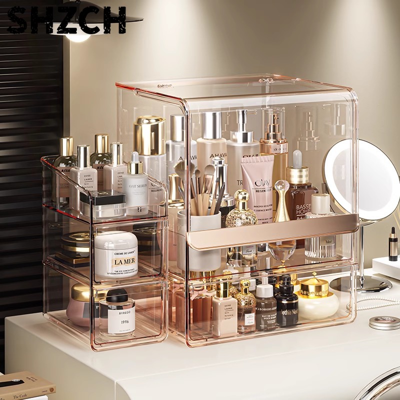 Luxury Skincare Collection - Luksusowy organizer na kosmetyki, akrylowa wieża