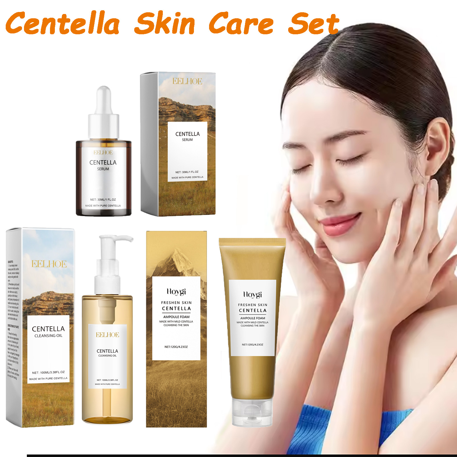 Luxury Skincare Set - Zestaw do pielęgnacji skóry Centella Serum