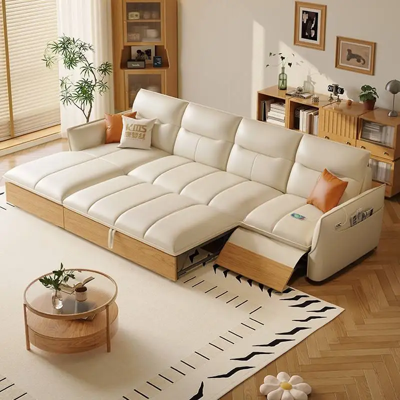 Luxury Skincare Design - Estetyczna sofa z wysokim oparciem, skóra