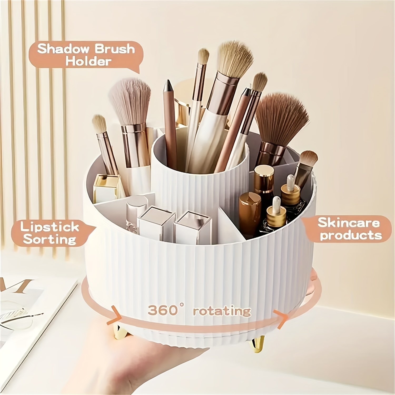 Obrotowy o 360 stopni pojemnik – Luxury Skincare Design recenzja i cena