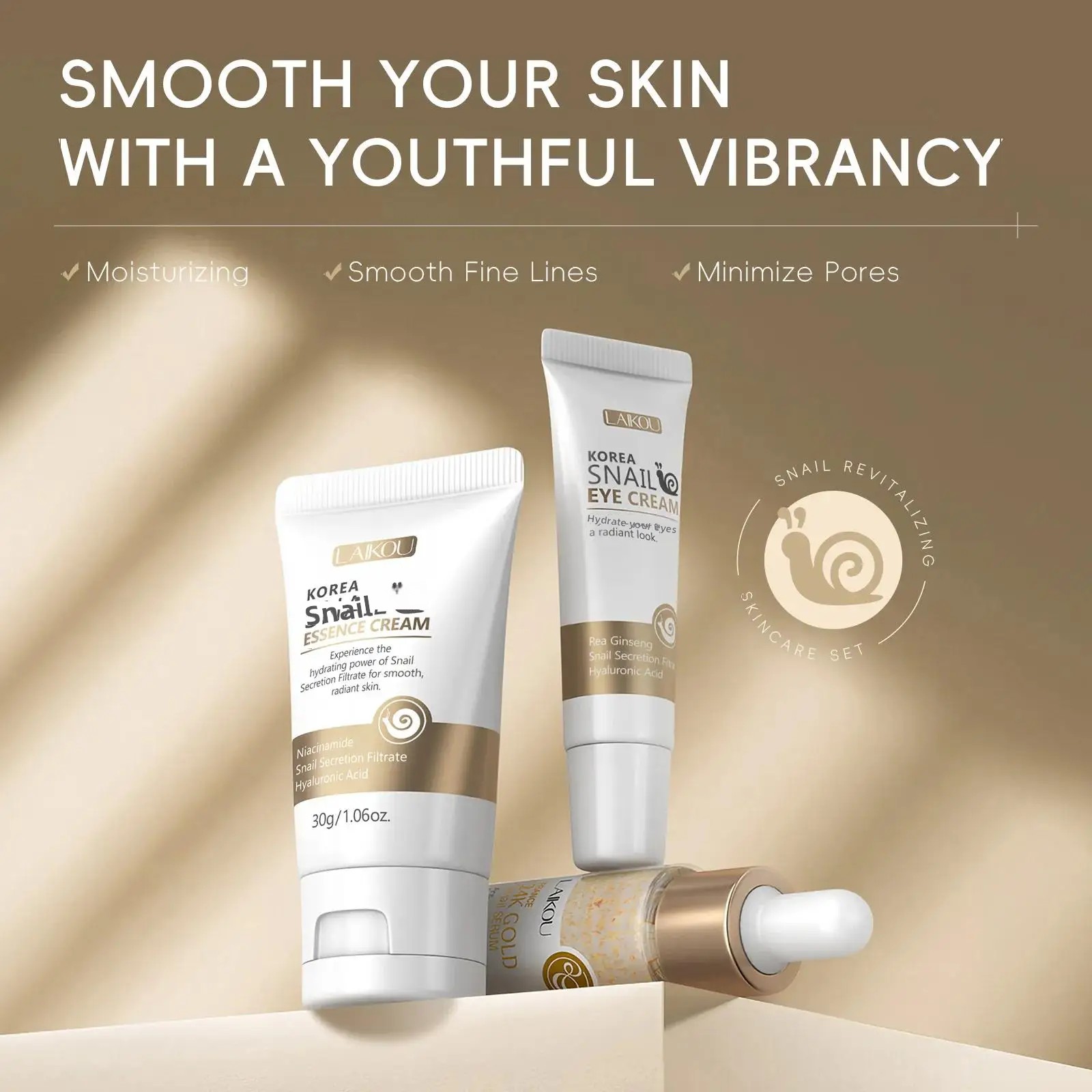 Zestaw serum, kremu pod oczy i – Luxury Skincare Set recenzja i cena
