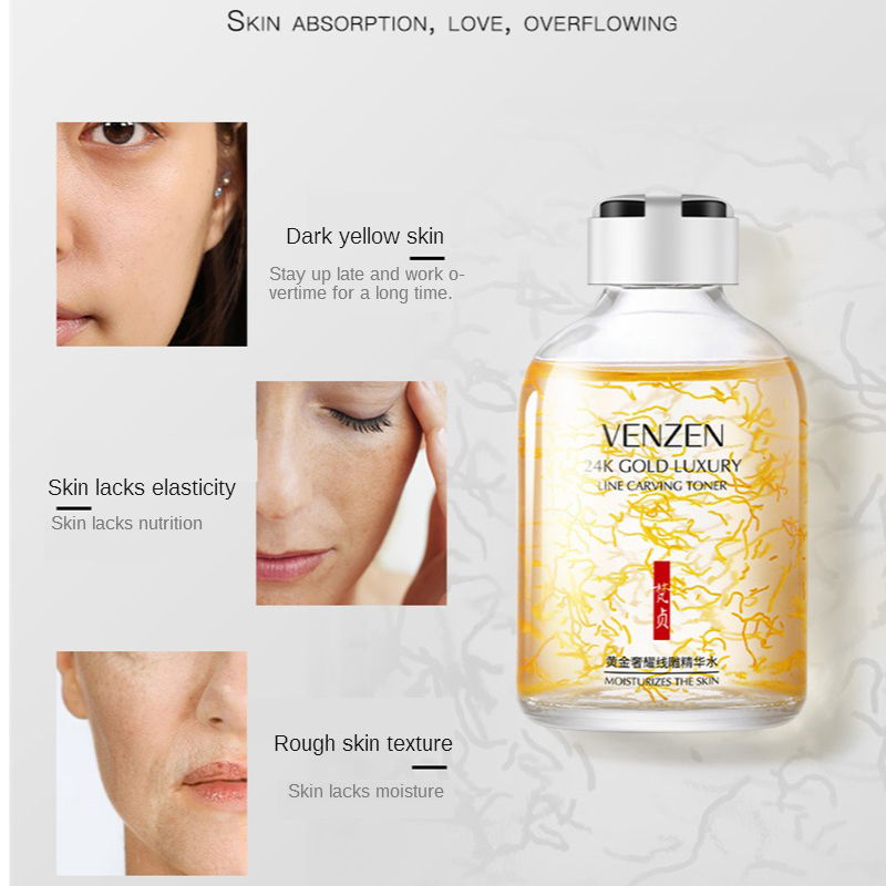 24K złota luksusowa linia rzeź – Luxury Skincare Toner recenzja i cena