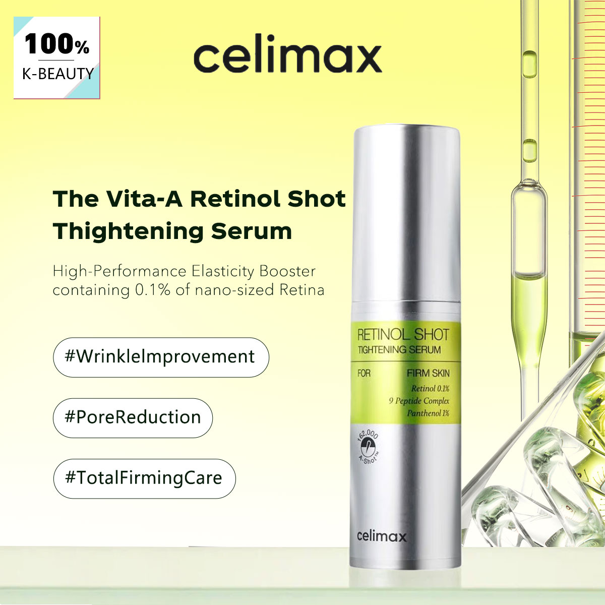 Celimax THE VITA-A RETINOL SHO – The Ordinary Serum Hyaluronic Acid recenzja i cena