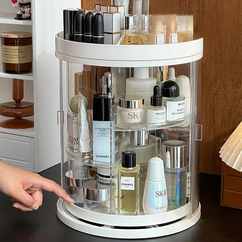 Obrotowy akrylowy organizer na – Luxury Skincare Design recenzja i cena