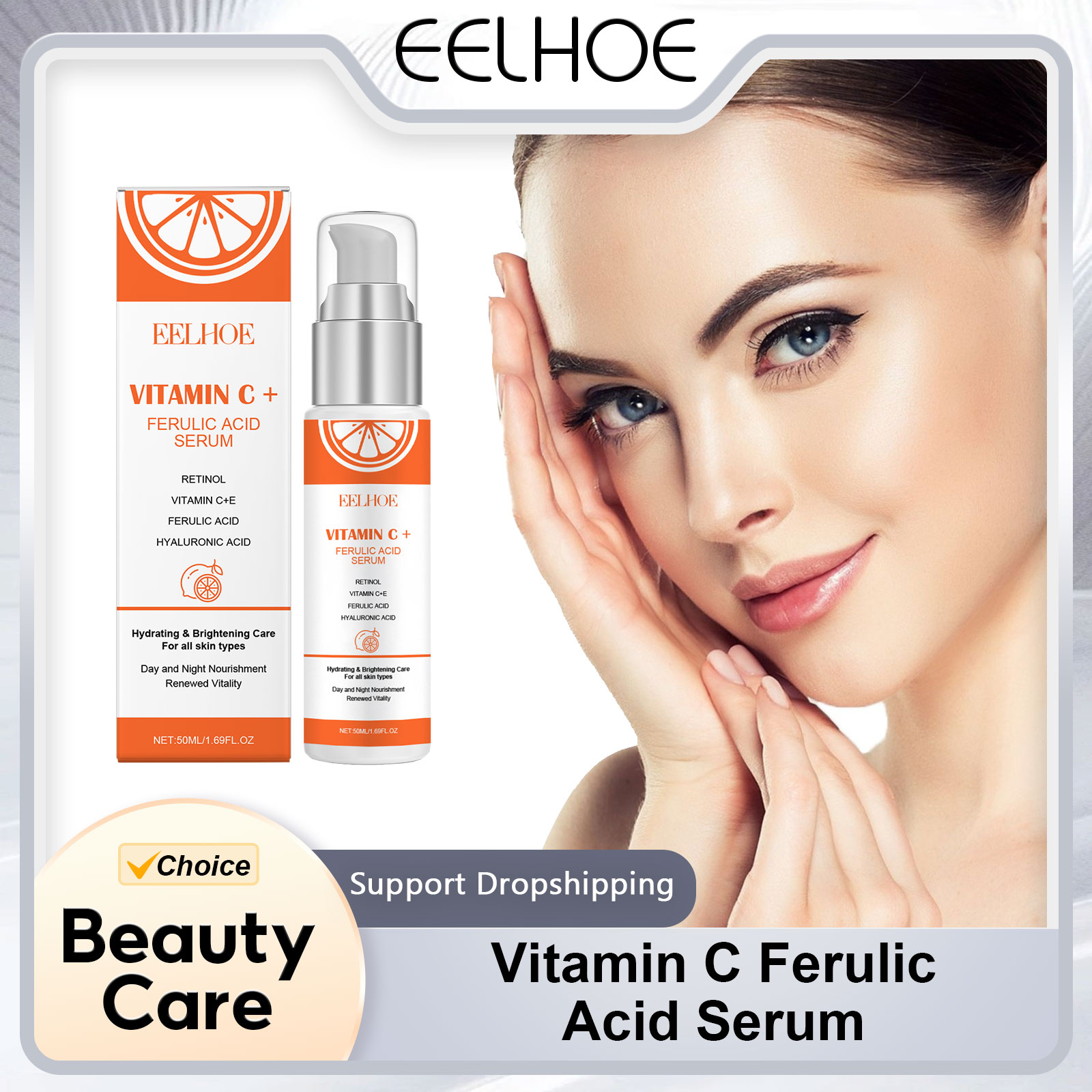 EELHOE Vitamin C E Serum z kwa – The Ordinary Serum Hyaluronic Acid recenzja i cena